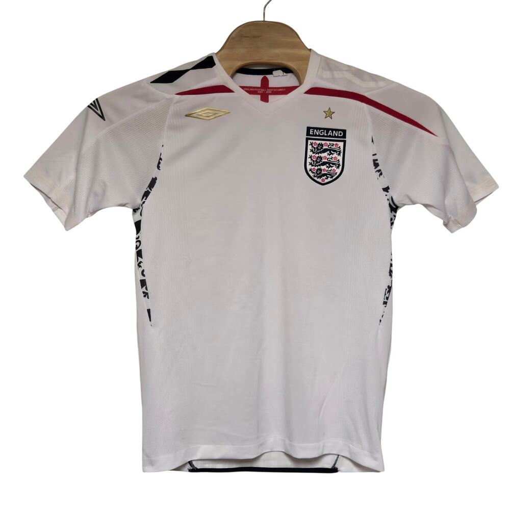 England Football Jersey Mens Small 2007 - 2009 Umbro Soccer National Team Shirt